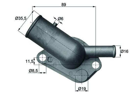 MAHLE Termosztát TI6487D_MAHLE