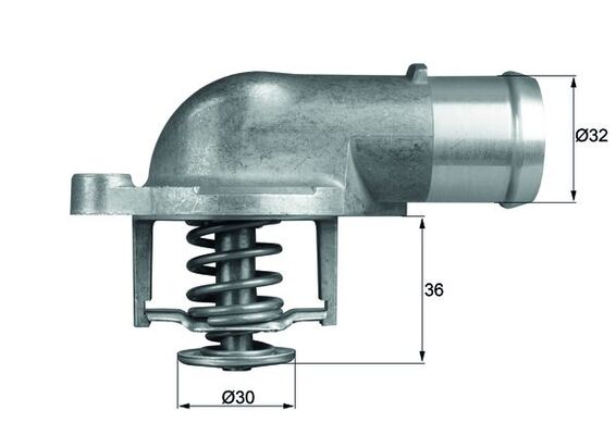 MAHLE Termosztát TI21287D_MAHLE