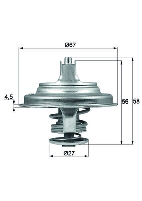 MAHLE Termosztát TX9779D_MAHLE