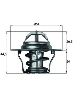 MAHLE Termosztát TX487D_MAHLE