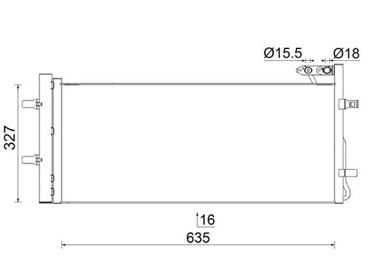 MAHLE Klímahűtő AC42000S_MAHLE