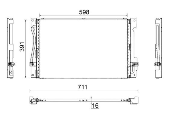 MAHLE Klímahűtő AC173000S_MAHLE