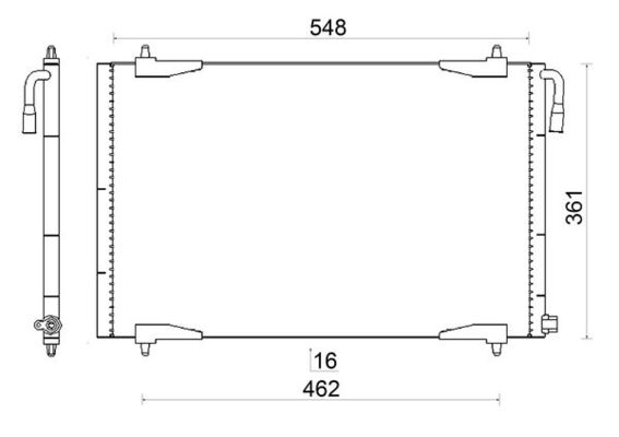 MAHLE Klímahűtő AC220001S_MAHLE