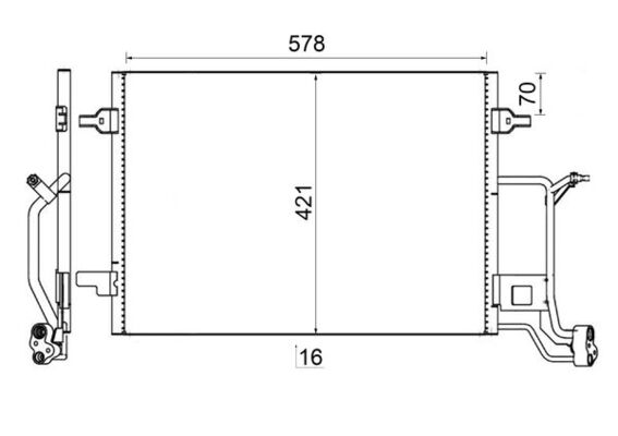 MAHLE Klímahűtő AC242000S_MAHLE