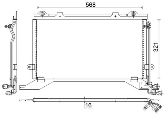 MAHLE Klímahűtő AC248000S_MAHLE