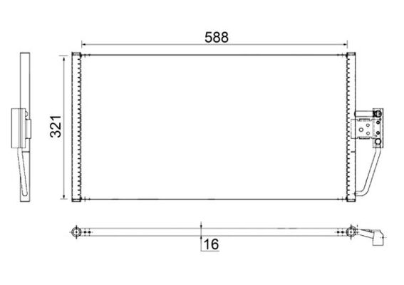 MAHLE Klímahűtő AC266000S_MAHLE