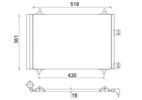 MAHLE Klímahűtő AC314000S_MAHLE