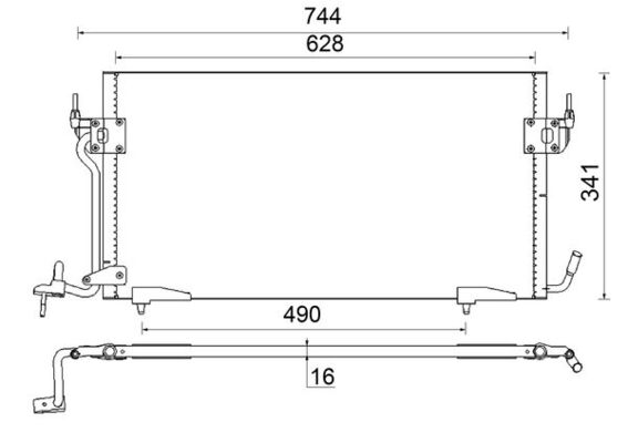 MAHLE Klímahűtő AC341000S_MAHLE