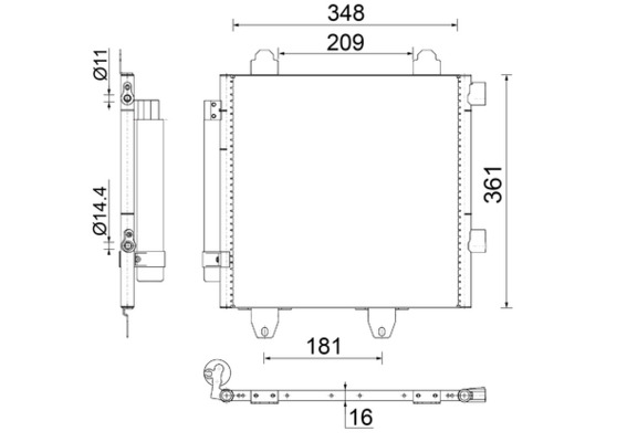 MAHLE Klímahűtő AC459001S_MAHLE