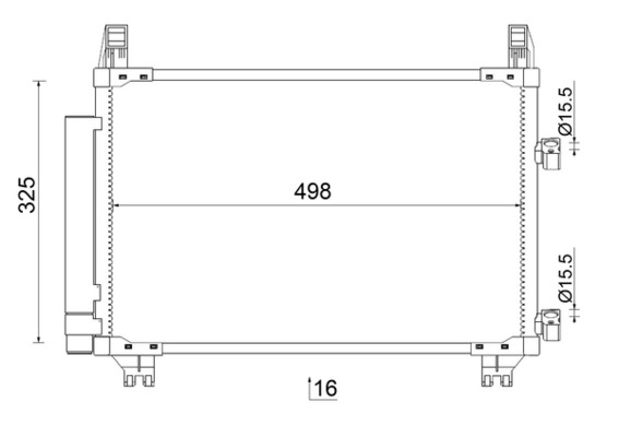 MAHLE Klímahűtő AC793000S_MAHLE