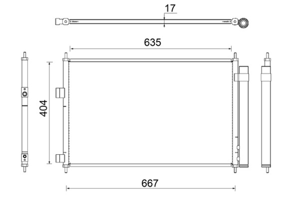 MAHLE Klímahűtő AC798000S_MAHLE