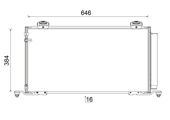 MAHLE Klímahűtő AC823000S_MAHLE