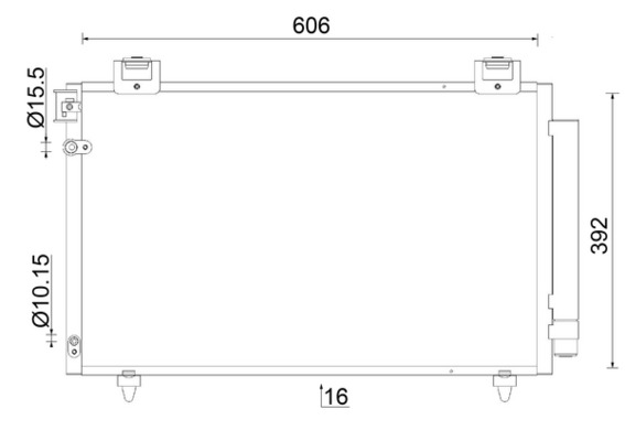 MAHLE Klímahűtő AC831000S_MAHLE