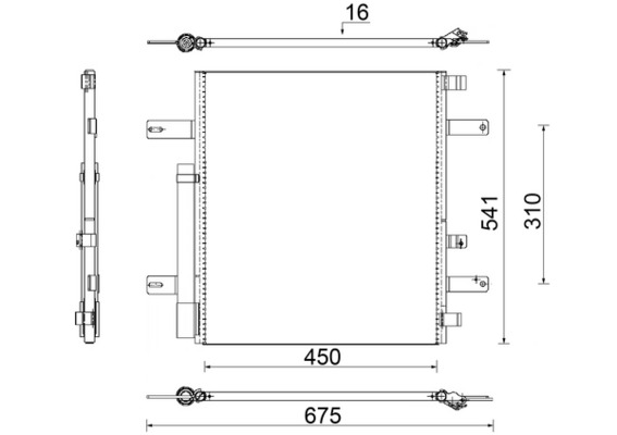 MAHLE Klímahűtő AC853000S_MAHLE