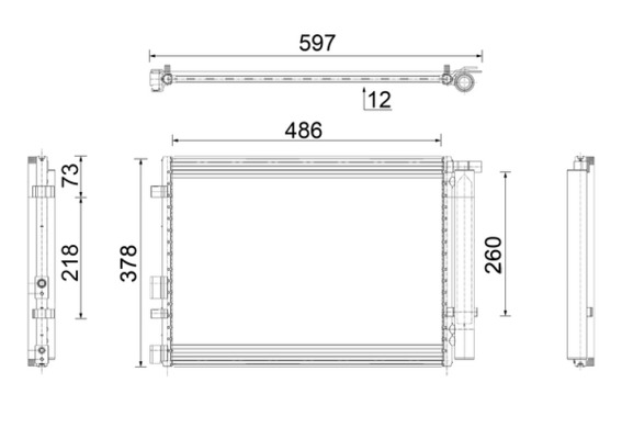 MAHLE Klímahűtő AC916000P_MAHLE