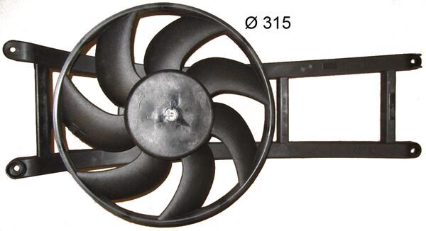 MAHLE Ventilátor, vízhűtő CFF384000S_MAHLE