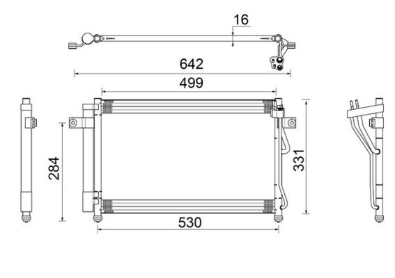 MAHLE Klímahűtő AC679000S_MAHLE