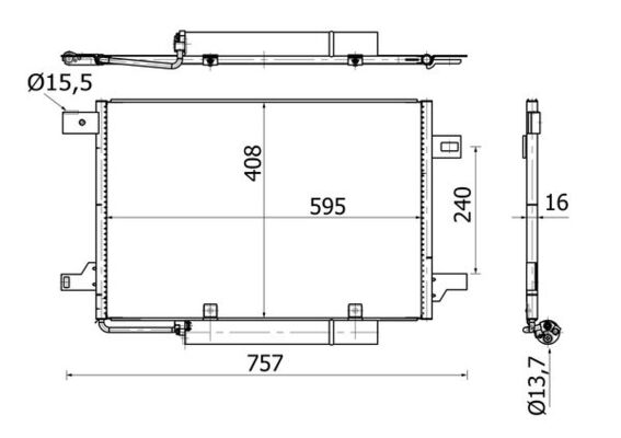 MAHLE Klímahűtő AC369000S_MAHLE