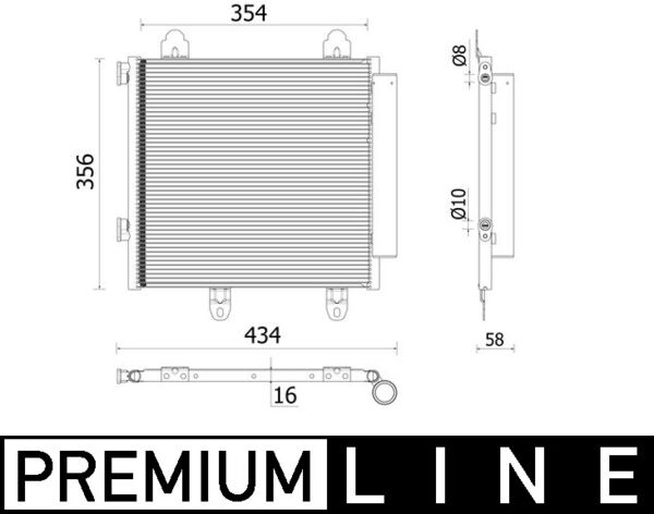 MAHLE Klímahűtő AC897000P_MAHLE