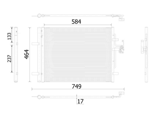 MAHLE Klímahűtő AC934000S_MAHLE