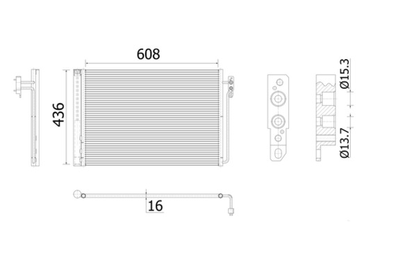 MAHLE Klímahűtő AC937000S_MAHLE