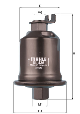 MAHLE Üzemanyagszűrő KL436_MAHLE