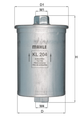 MAHLE Üzemanyagszűrő KL204_MAHLE