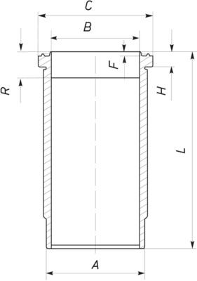 MAHLE Hengerpersely 061WN1101_MAHLE