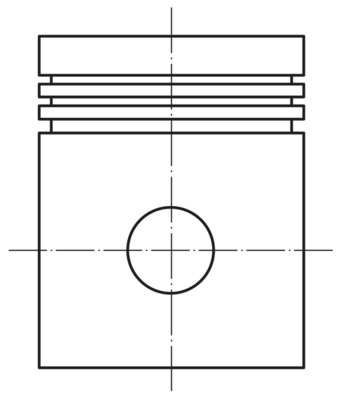 MAHLE Dugattyú, kompresszor 2052202_MAHLE