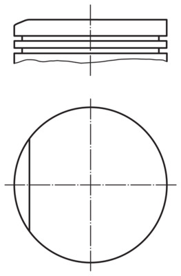 MAHLE Dugattyú 0212900_MAHLE