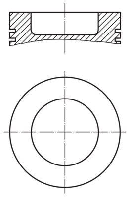 MAHLE Dugattyú 2295000_MAHLE