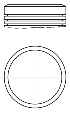 MAHLE Dugattyú 0400200_MAHLE