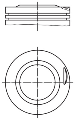 MAHLE Dugattyú 0022500_MAHLE