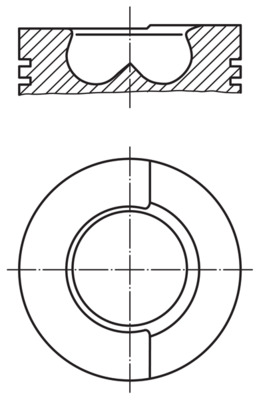 MAHLE Dugattyú 0082900_MAHLE