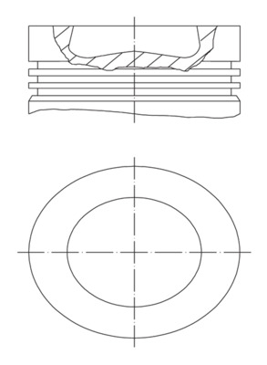 MAHLE Dugattyú 028PI00139000_MAHLE