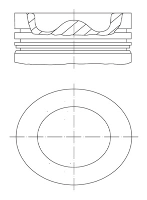 MAHLE Dugattyú 061PI00111000_MAHLE