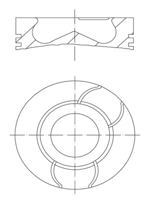 MAHLE Dugattyú 021PI00124000_MAHLE