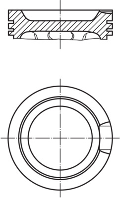 MAHLE Dugattyú 0331600_MAHLE