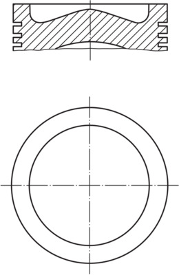 MAHLE Dugattyú 0388900_MAHLE