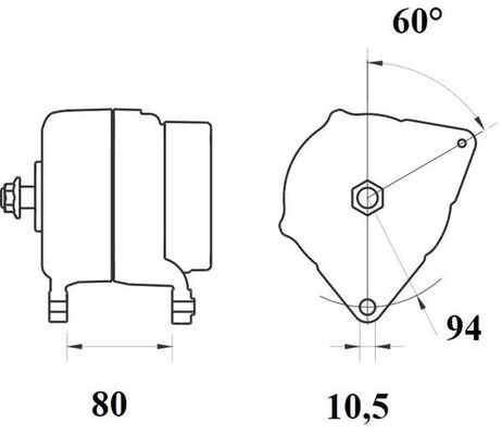 MAHLE Generátor MG1091_MAHLE