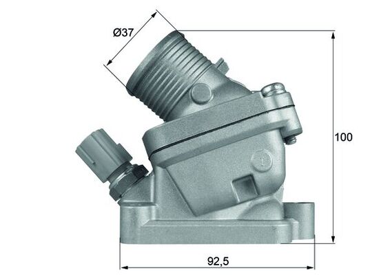 MAHLE Termosztát házzal TH3690D_MAHLE