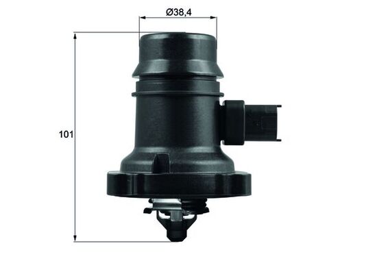 MAHLE Termosztát házzal TM37103_MAHLE