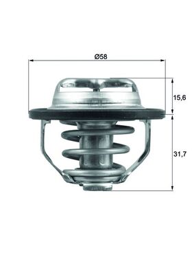 MAHLE Termosztát TX12282_MAHLE