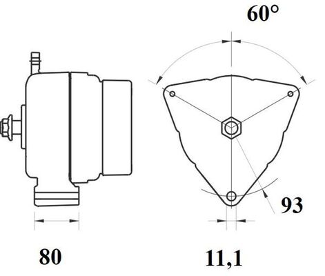 MAHLE Generátor MG807_MAHLE