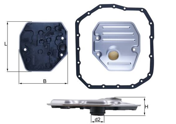 MAHLE Szűrő, automataváltó HX265D_MAHLE