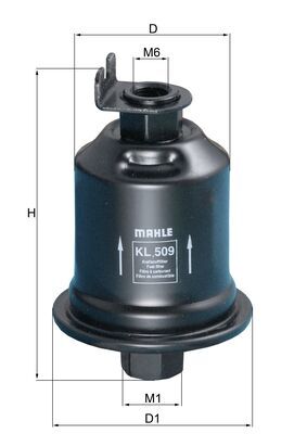 MAHLE Üzemanyagszűrő KL509_MAHLE