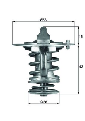 MAHLE Termosztát TX8376D_MAHLE