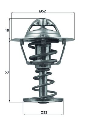 MAHLE Termosztát TX12682D_MAHLE