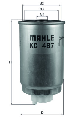 MAHLE Üzemanyagszűrő KC487_MAHLE