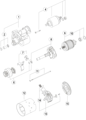 MAHLE Önindító MS455_MAHLE